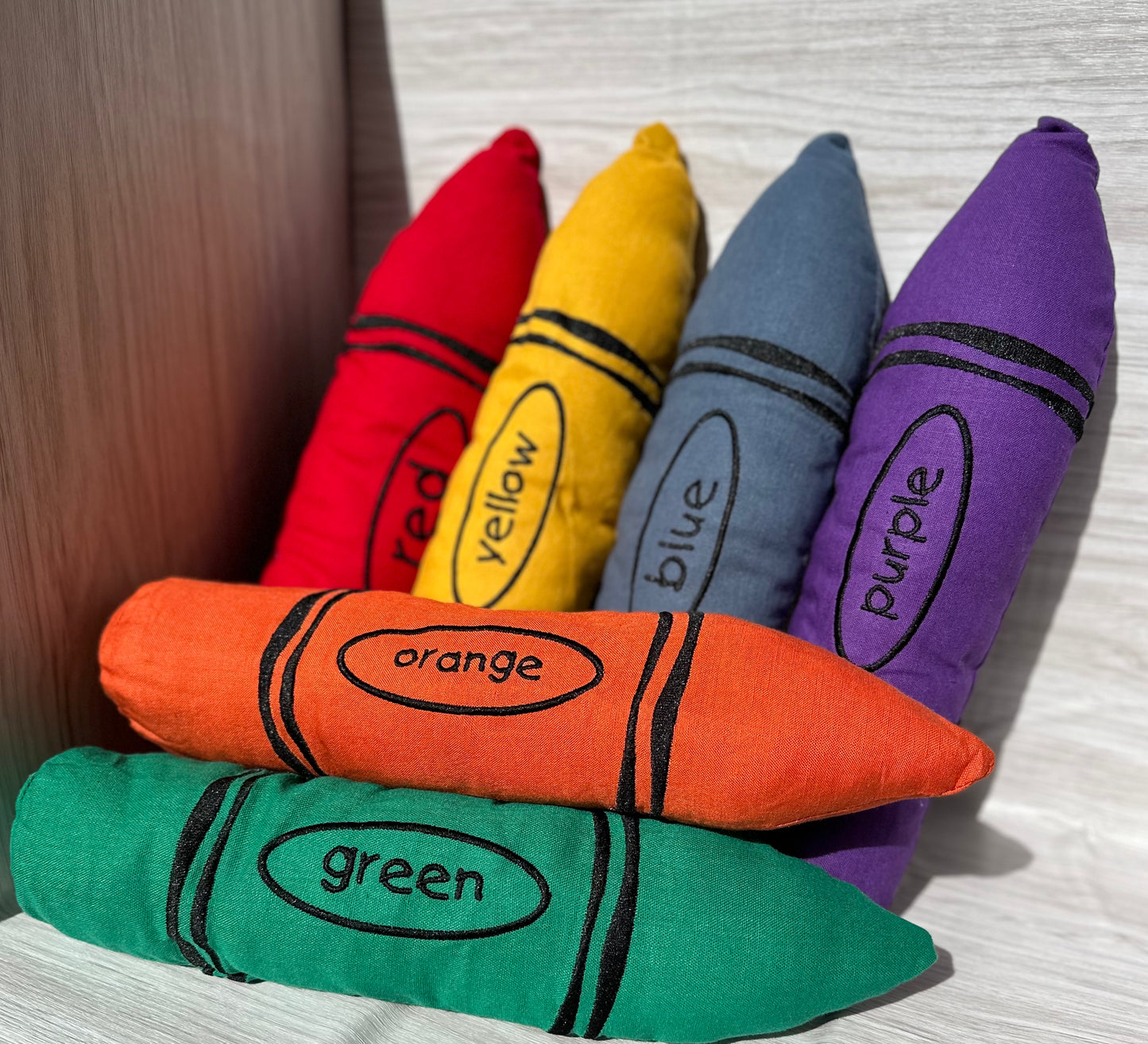 Crayon Pillow Set