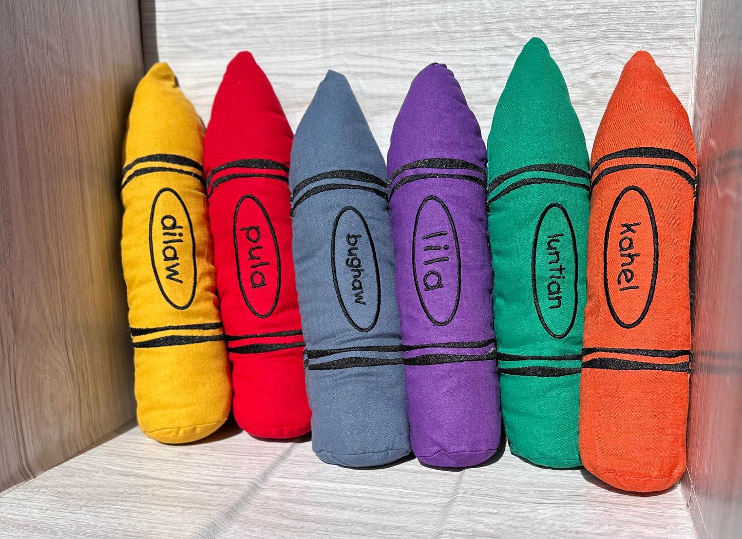 Crayon Pillow Set