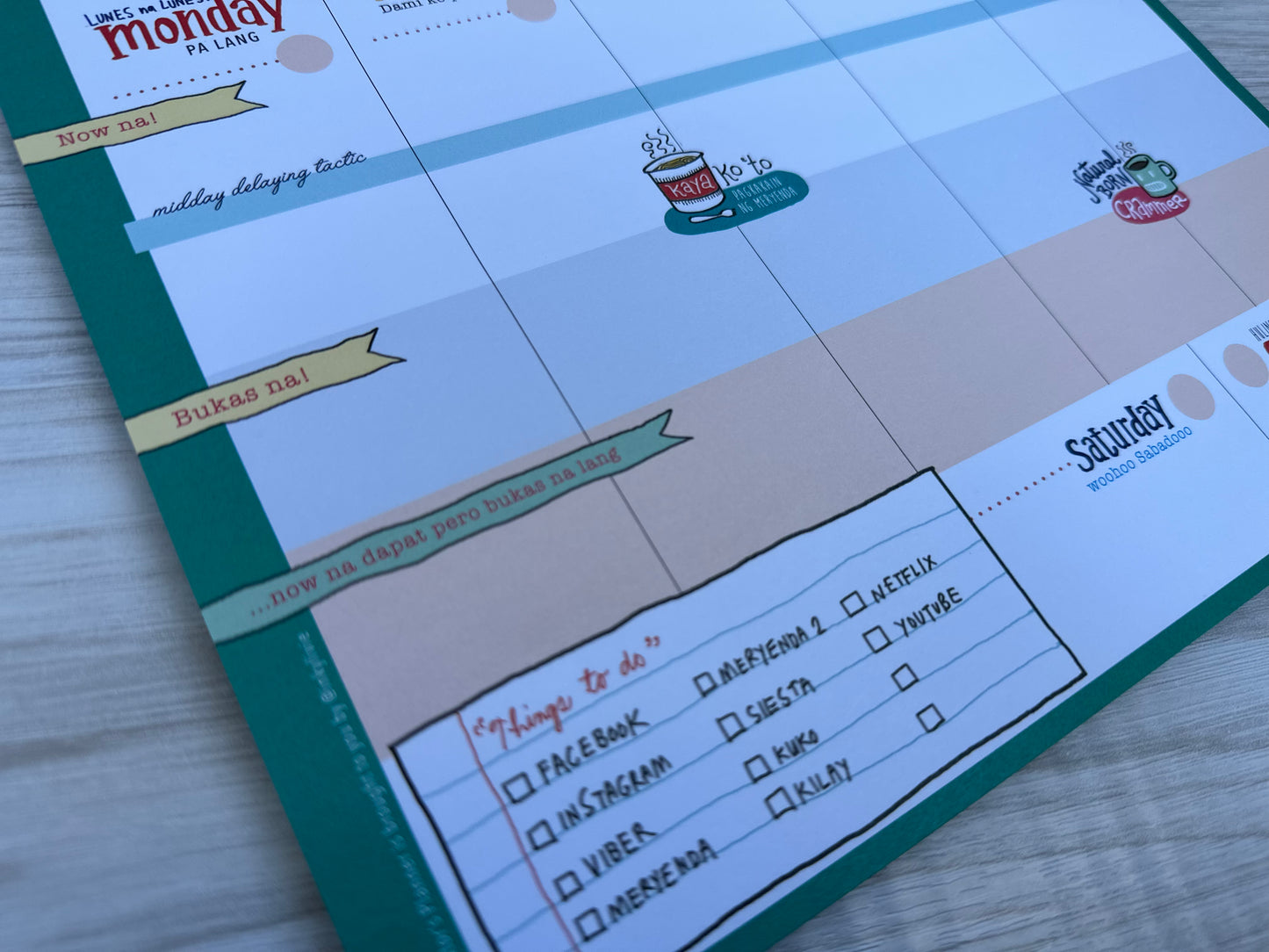 May Bukas Pa Weekly Notepad